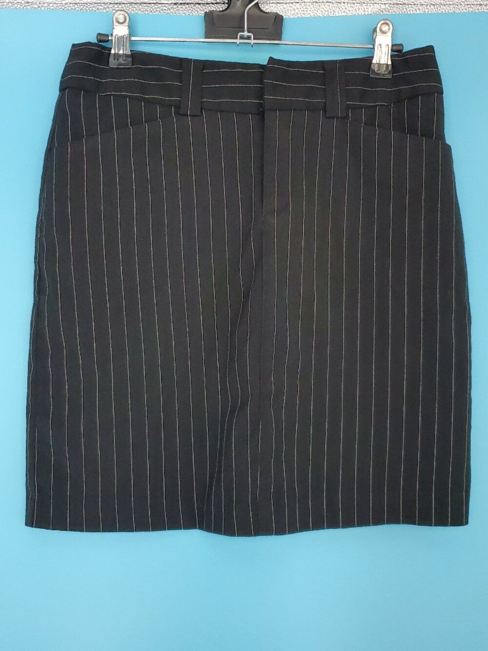 Tangents Skirt Size 3/4 Stretch Short Pinstripe Pencil Lined